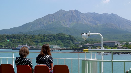 Kagoshima & Sakurajima, twin set sur le ferry