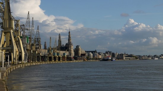 Antwerp, view from river, aug. 2014 Antwerp, view from river
