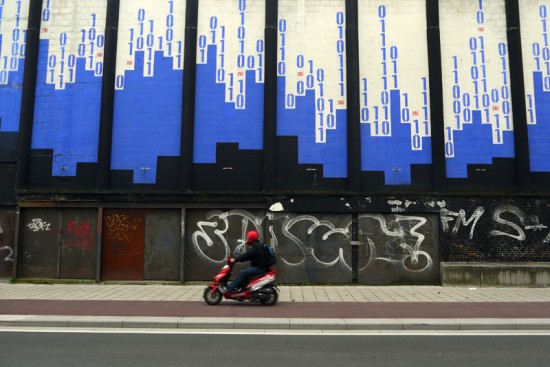 Antwerp, matrix wall, aug. 2014 Antwerp, matrix wall